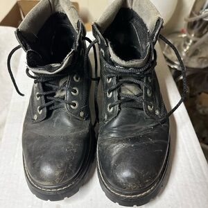 Skechers Black Men's Leather Boots